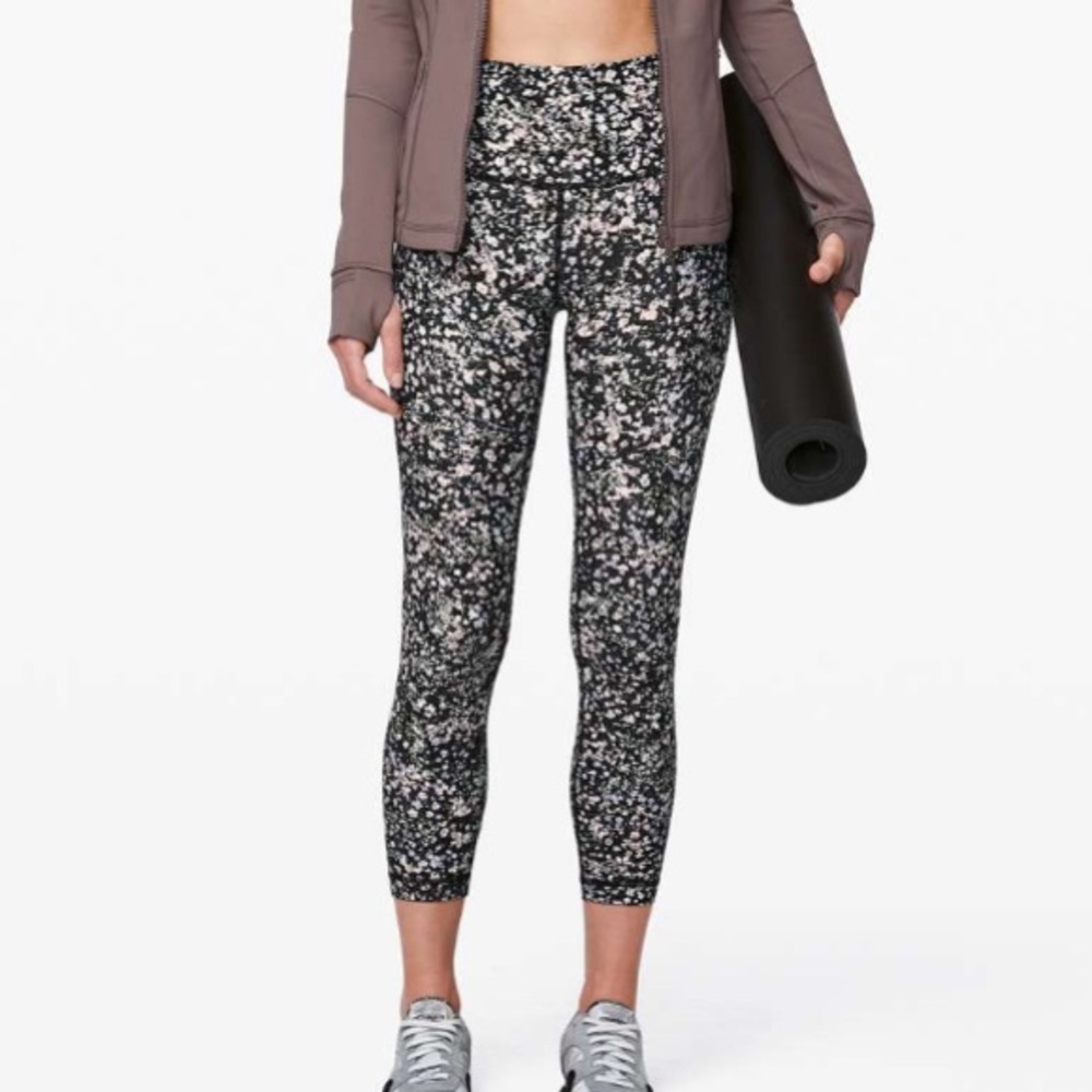 Lululemon Wunder Under High-Rise Tight 28” 10 Large Floral Spritz Multi